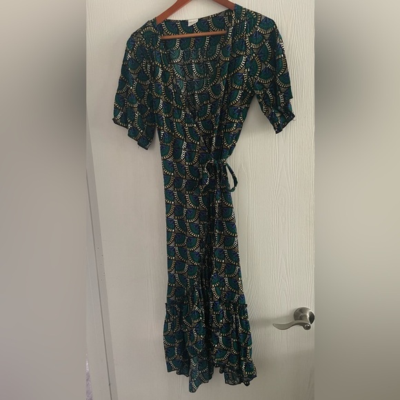 Silk & Salt The Journey Wrap Dress Size S - Picture 5 of 13